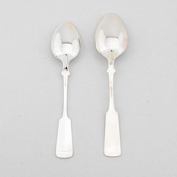 Spoons, 18 pcs, silver, Finland 1978-1981.