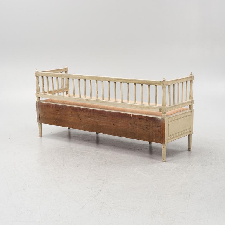 Utdragssoffa, gustaviansk stil, 1800-tal.