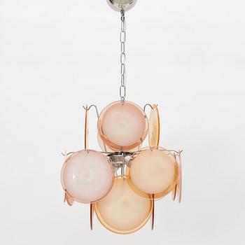 Gino Vistosi, taklampa, Murano, Italien.