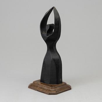 GUNNAR KANEVAD, sculpture, cast iron, signed and dated 1973.