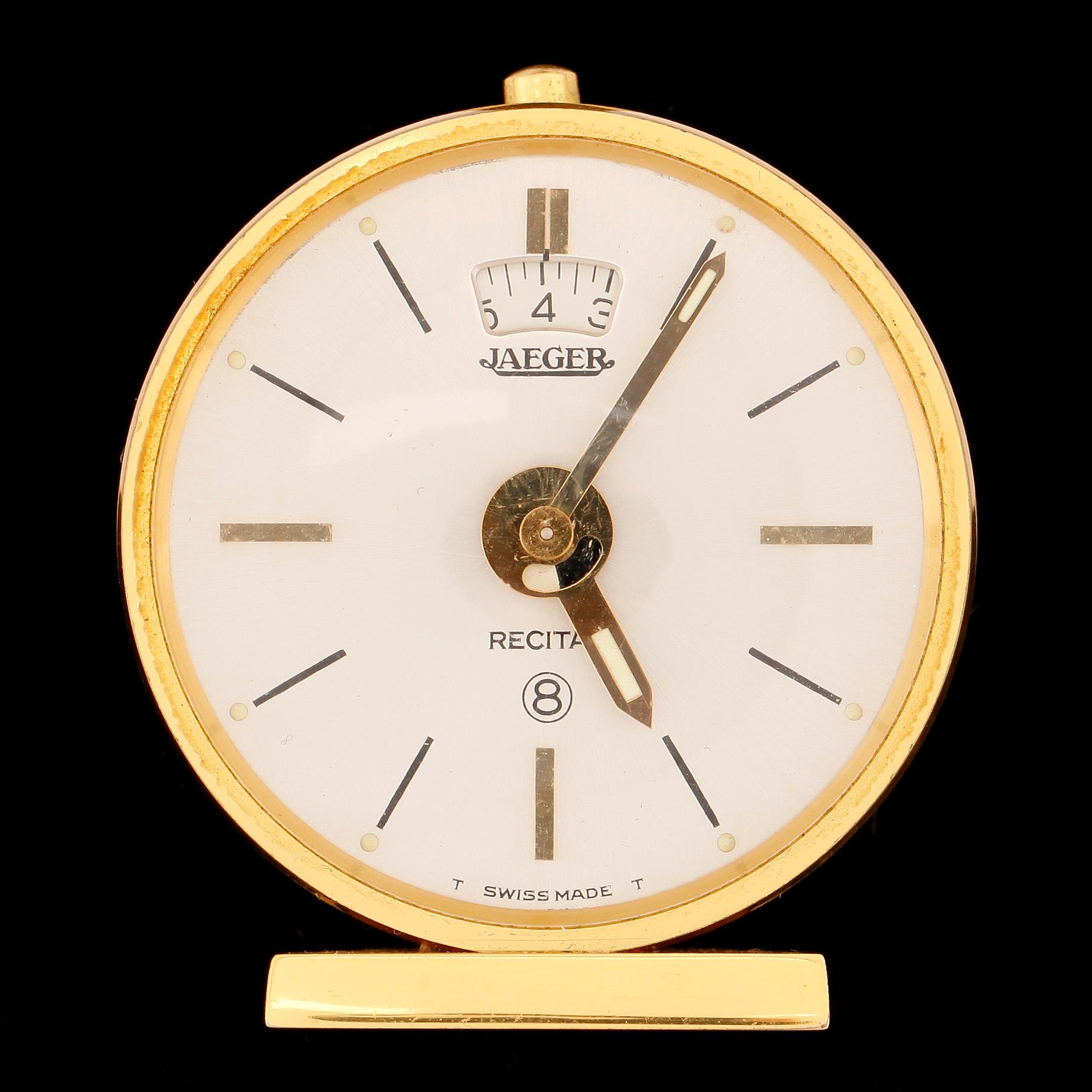 RESEVÄCKARUR, 3 st, Jaeger och Jaeger-LeCoultre, 2 Memovox, 1900-talets andra hälft.