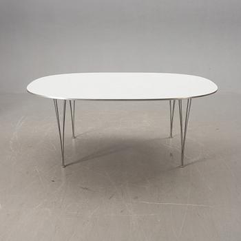 BORD, "Superellips", Piet Hein och Bruno Mathsson, Fritz Hansen, etikettmärkt 1988.