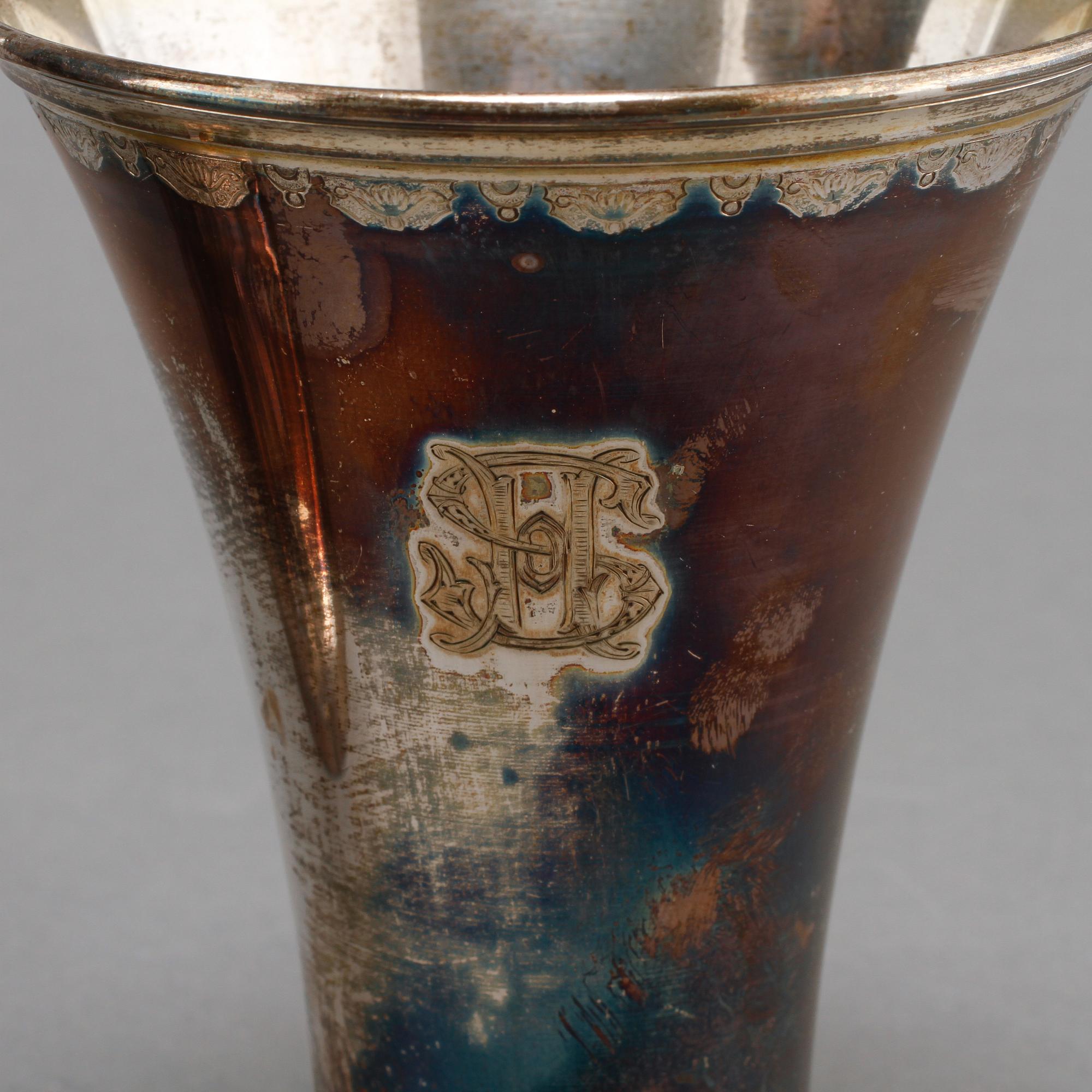 BÄGARE, 2 st, silver, GAB, Stockholm, omkring 1900-talets mitt, vikt 519 g.