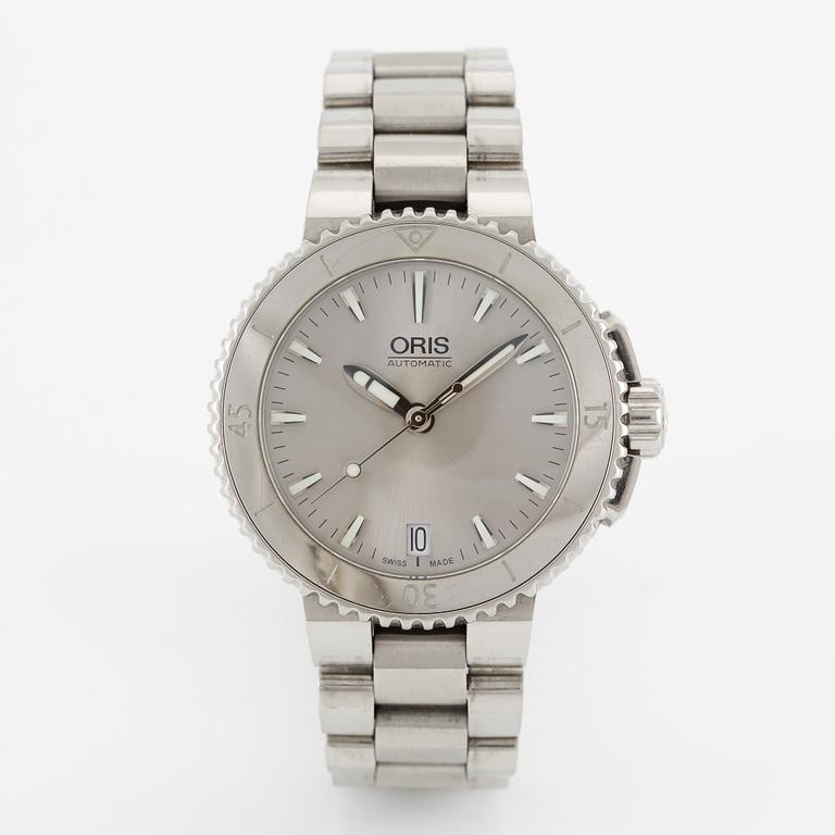 Oris, Aquis Date, wristwatch, 36 mm.