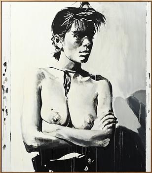 ROBERT STANLEY, olja på duk, sign o dat feb -88. Även sign o dat a tergo.