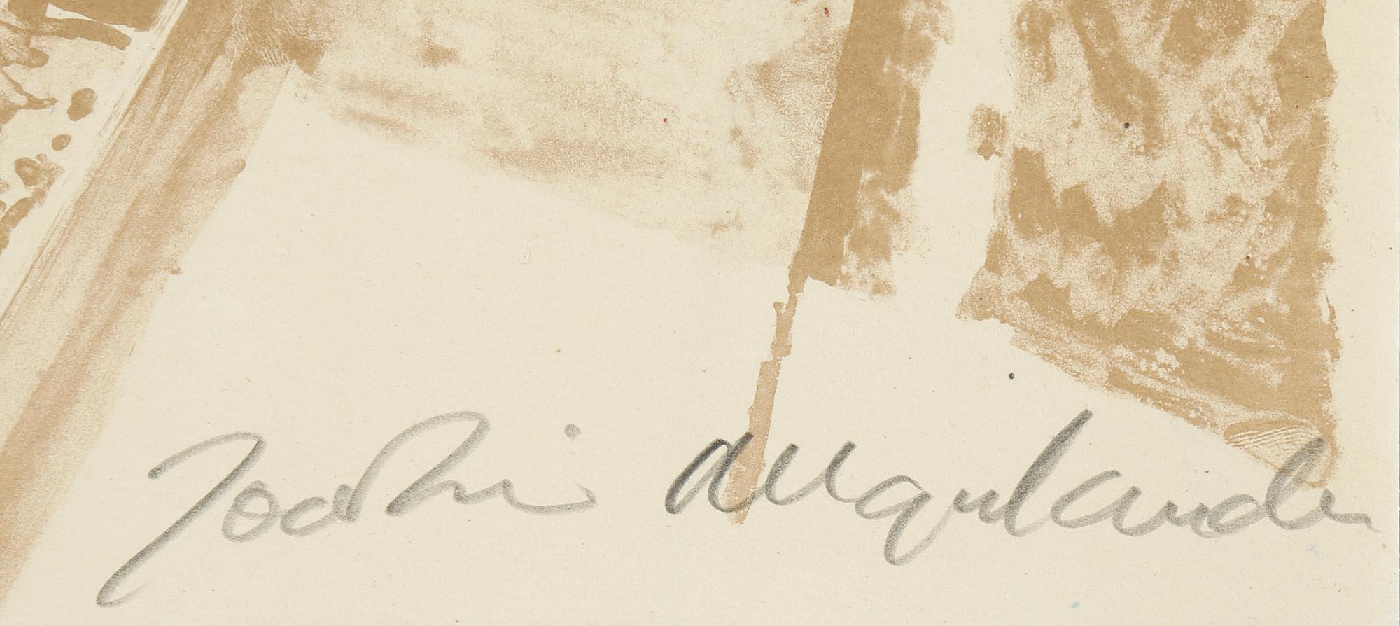 JOAKIM ALLGULANDER, färglitografi, signerad och numrerad 41/240.