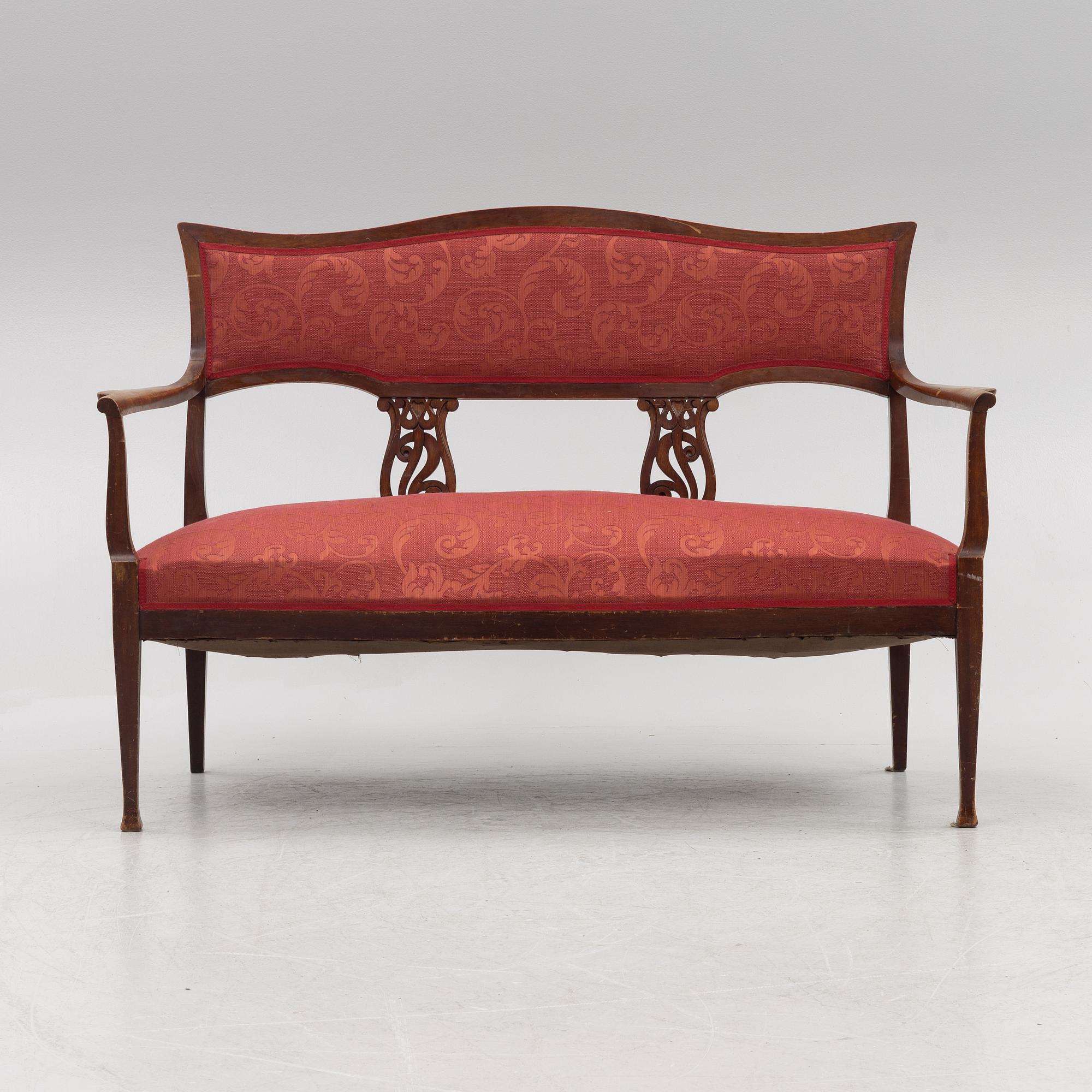 A Jugend sofa, early 20th century.