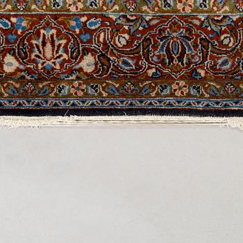 A Moud rug, eastern Iran, signed, approx. 151 x 230 cm.