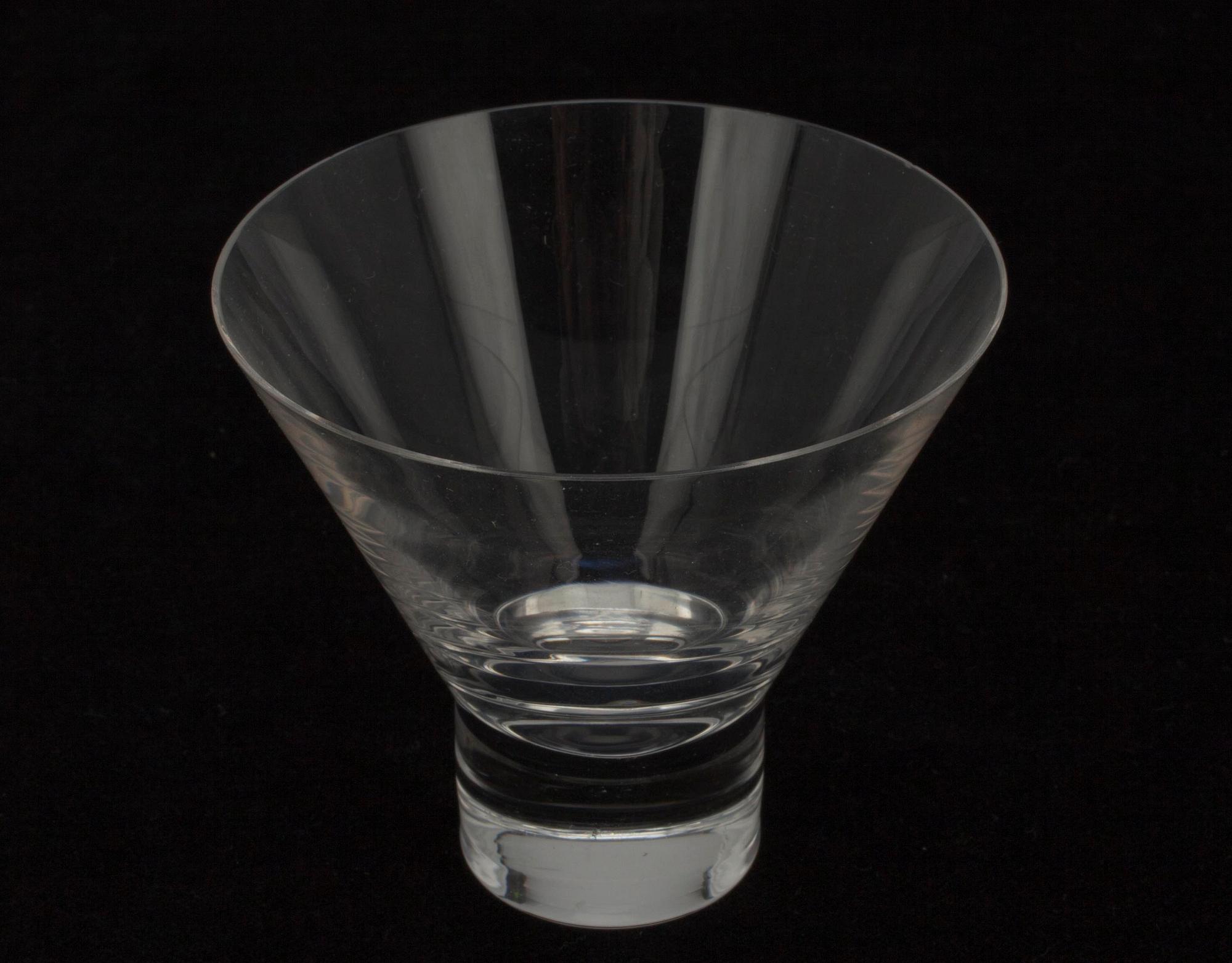 COCTAILGLAS, 12 st, "Aarne" formgiven av Göran Hongell  1948.