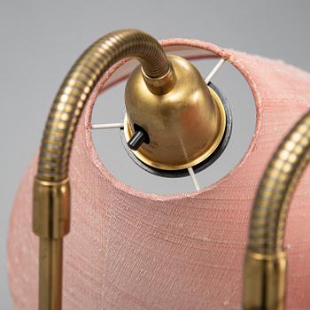 Einar Bäckstöm, a brass floor light, second half of the 20th Century.