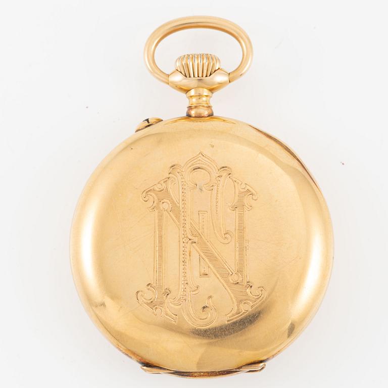 Halda, pocket watch, 49 mm.