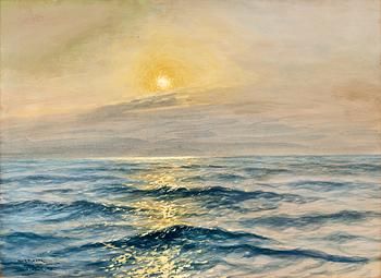 Adolf Bock, MORNING AT SEA.