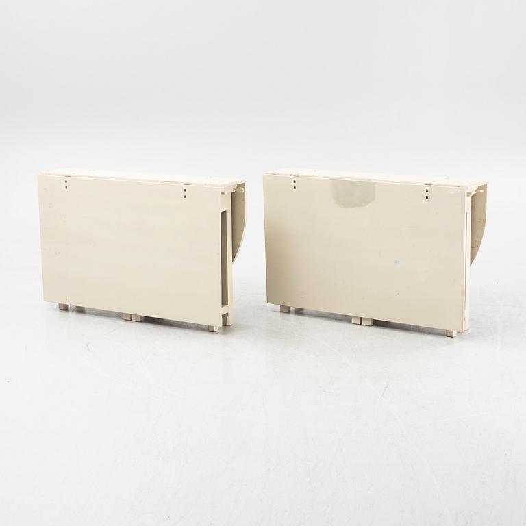 A pair of 'Bergslagen' gate leg tables from IKEA, 1990's.