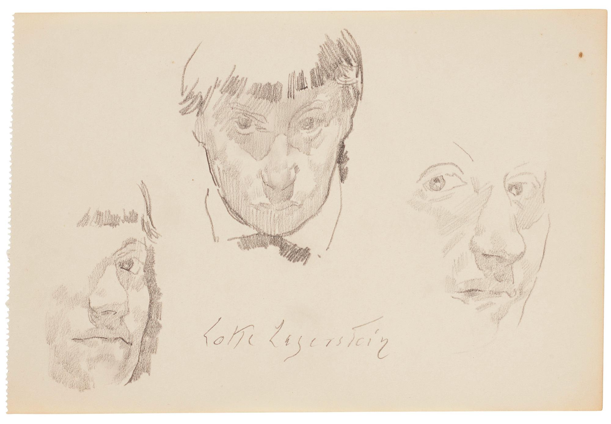 Lotte Laserstein, Tre självporträtt.