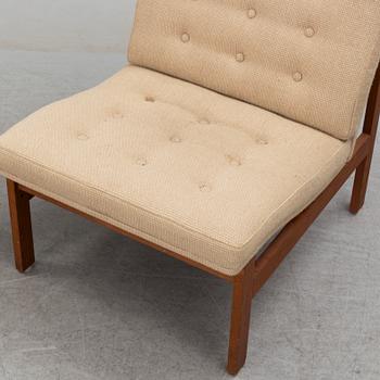 TOREN LIND & OLE GJERLOV, soffbord samt fåtöljer, tre delar, France & Son, Danmark.