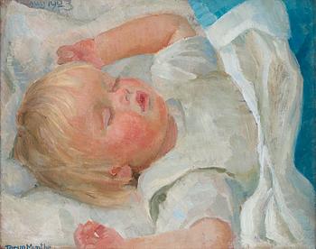 398. Torun Munthe, Sleeping child.