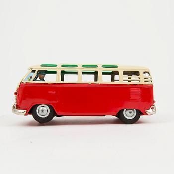 A tinplate Bandai "Volkswagen Bus", Japan, 1960s.