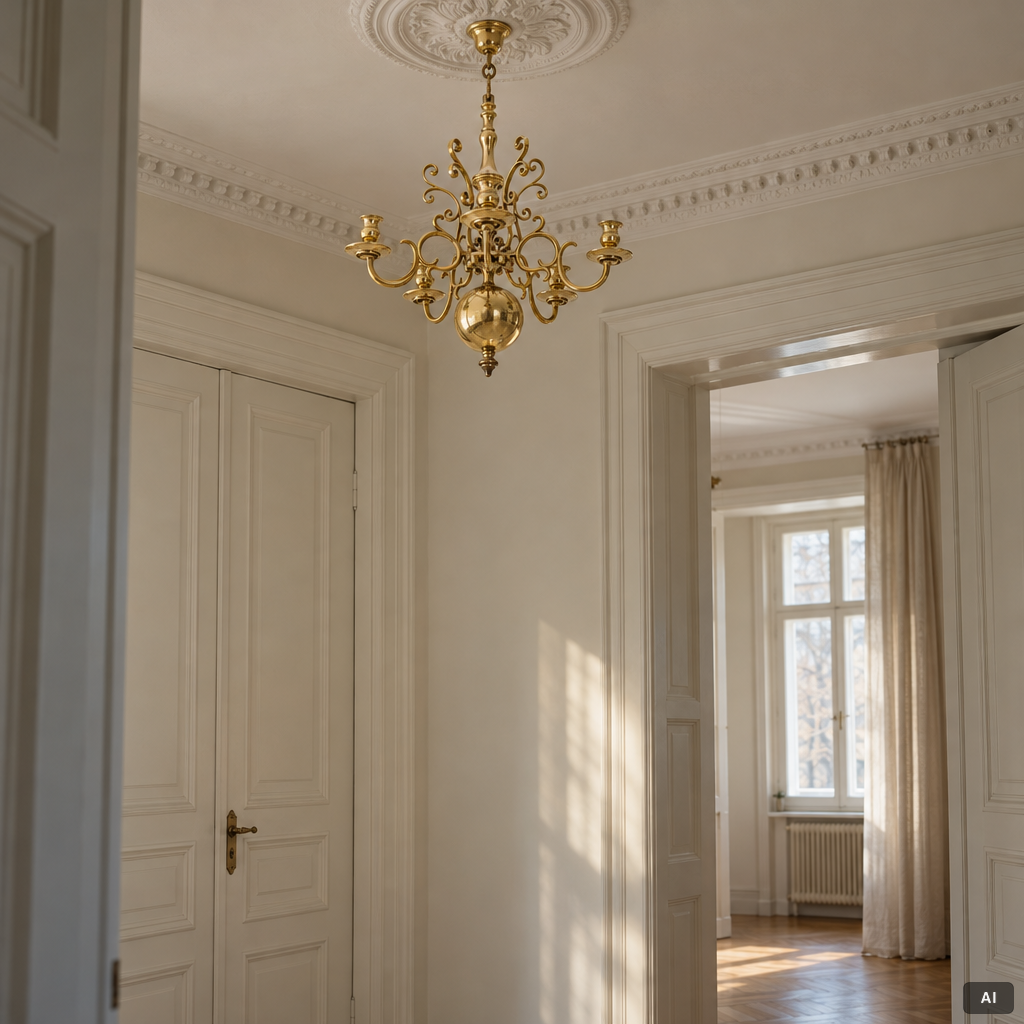 Chandelier, Skultuna, 1993.