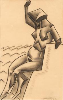 MAX WALTER SVANBERG, drawing signed and dated.