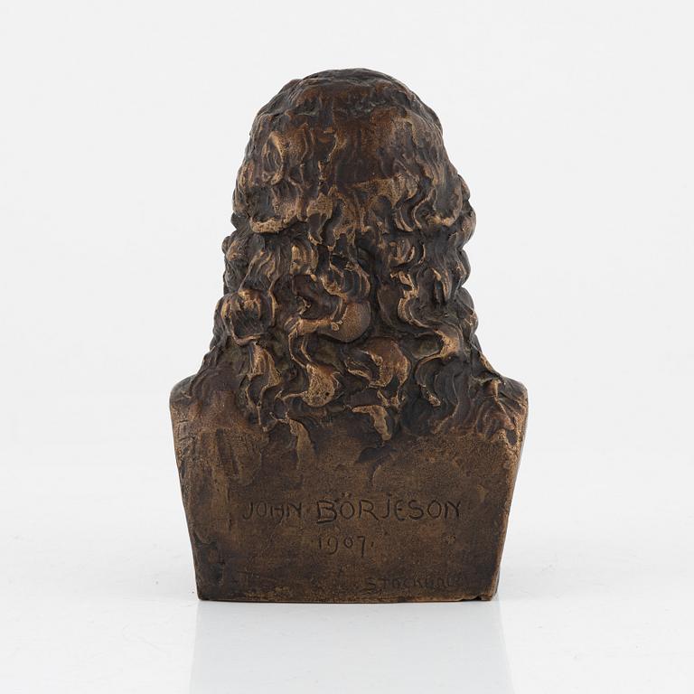 John Börjeson, a signed bronze sculpture. Height ca 17,5 cm.