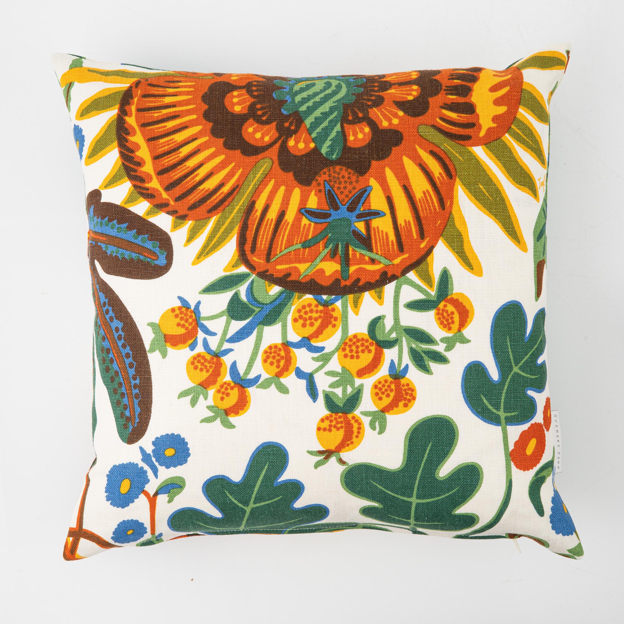 Josef Frank, three pillows, Firma Svenskt Tenn, Sweden.