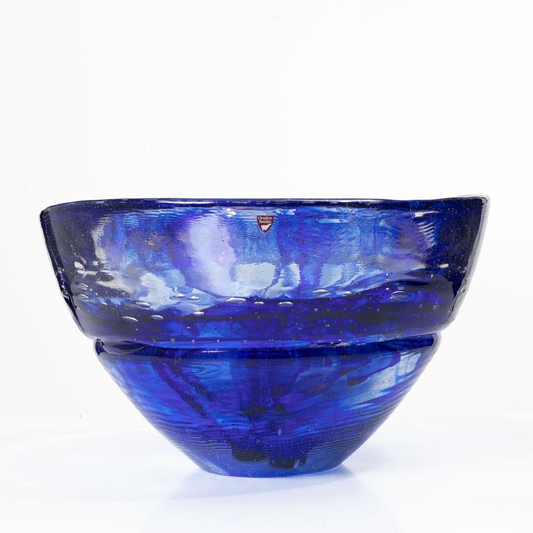 Lars Hellsten, skål, glas, Orrefors 1994.