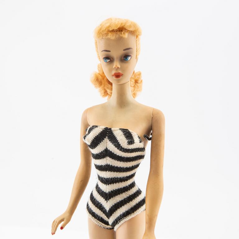 Barbie doll, vintage "Nr.3 Ponytail", Mattel 1960.