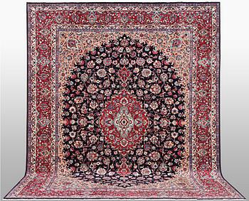 A carpet, Kashmar, ca 395 x 308 cm.