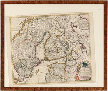KARTA, "Regni Sueciae Tabula Generalis...", 16/1700-tal.