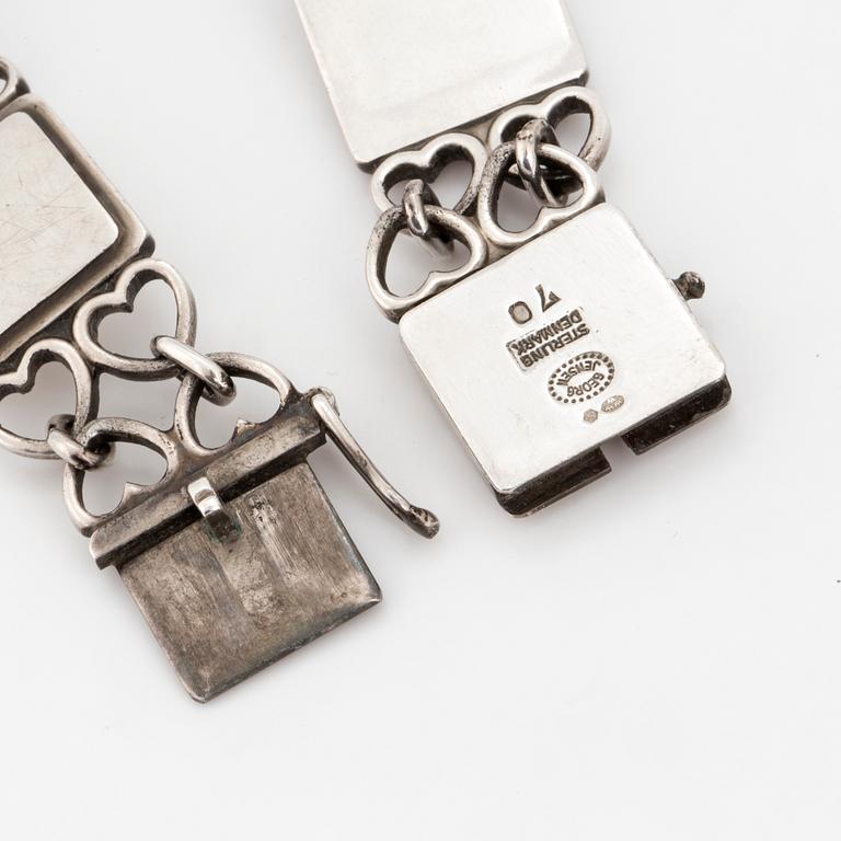GEORG JENSEN, Arno Malinowski, armband nr 70, sterlingsilver.