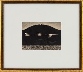 John Bauer, mezzotype, published by, Åhlén & Åkerlunds, Stockholm 1918, bibliophile edition, 166/200.