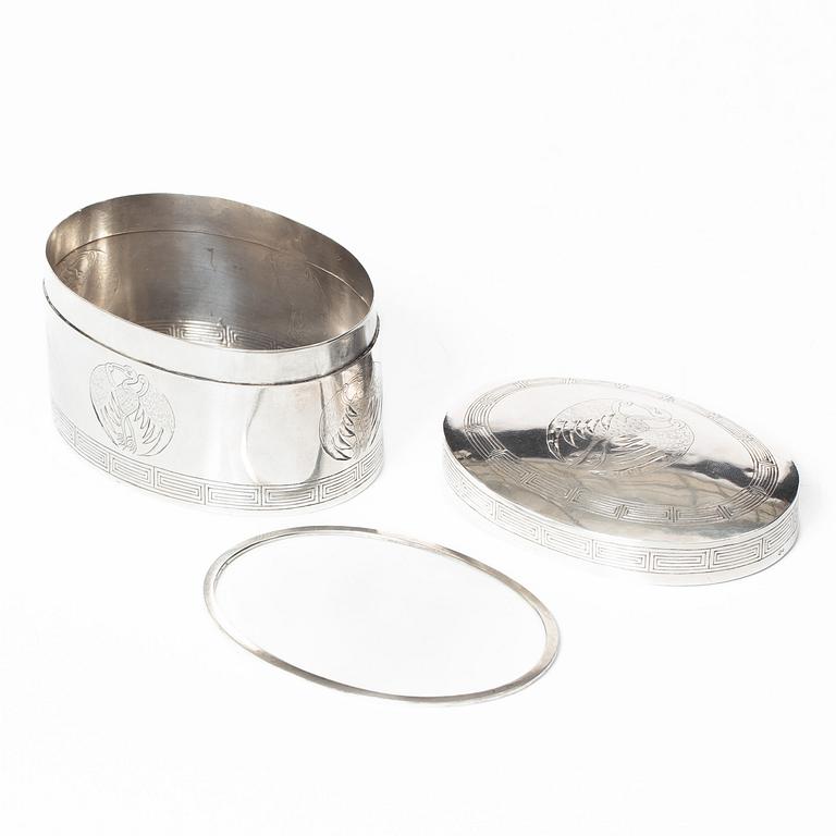 Skrin, silver, Japan, 1900-talets första del.