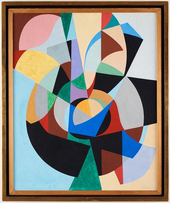 PER-ERIK BÖKLIN, tempera on panel, signed and dated -51.