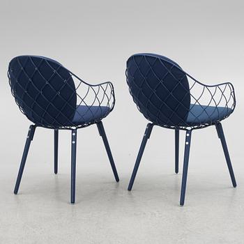 Jamie Hayon, a pair of "Piña" armchairs, Magis, Italy.