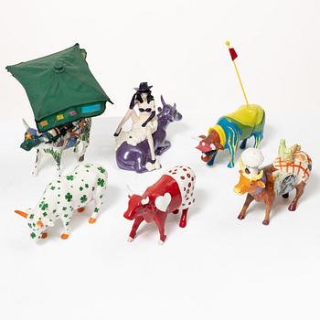 Figuriner, 6 st, "Cow Parade", 2000-tal.
