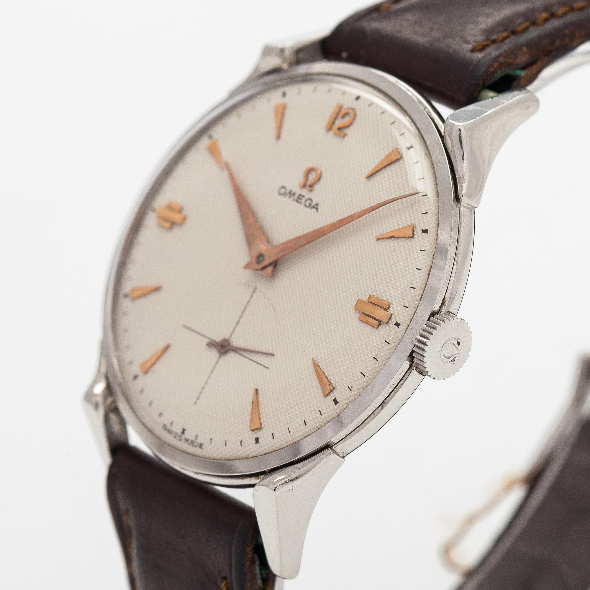 Omega, "Honeycomb Dial", wristwatch, 37 mm.
