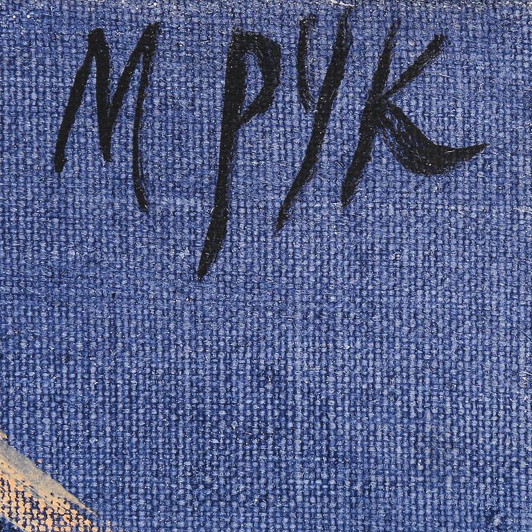 MADELEINE PYK, olja på duk, signerad.