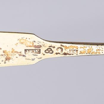 A pair of Swedish early 19th century silver salt-cellars, marks of Pehr Zethelius, Stockholm 1805.