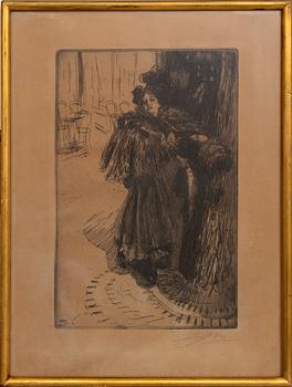 Anders Zorn, etsning,