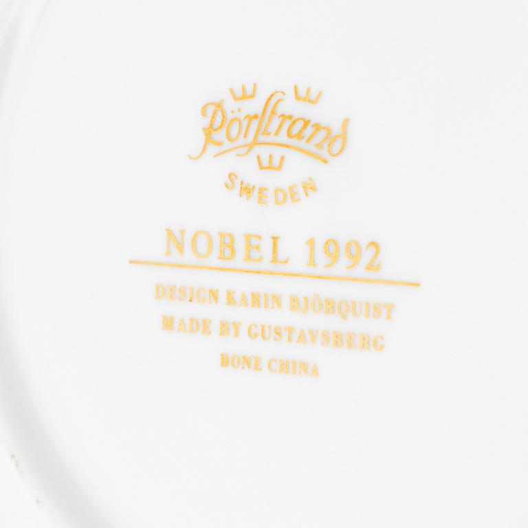 Karin Björquist, a group of three 'Nobel' bone china bowls, Rörstrand.