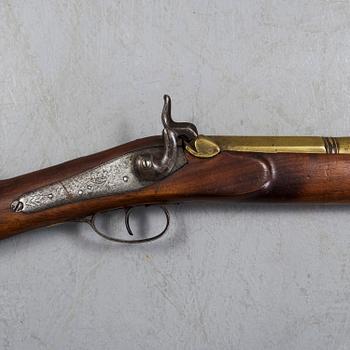 A 19th century blunderbuss.