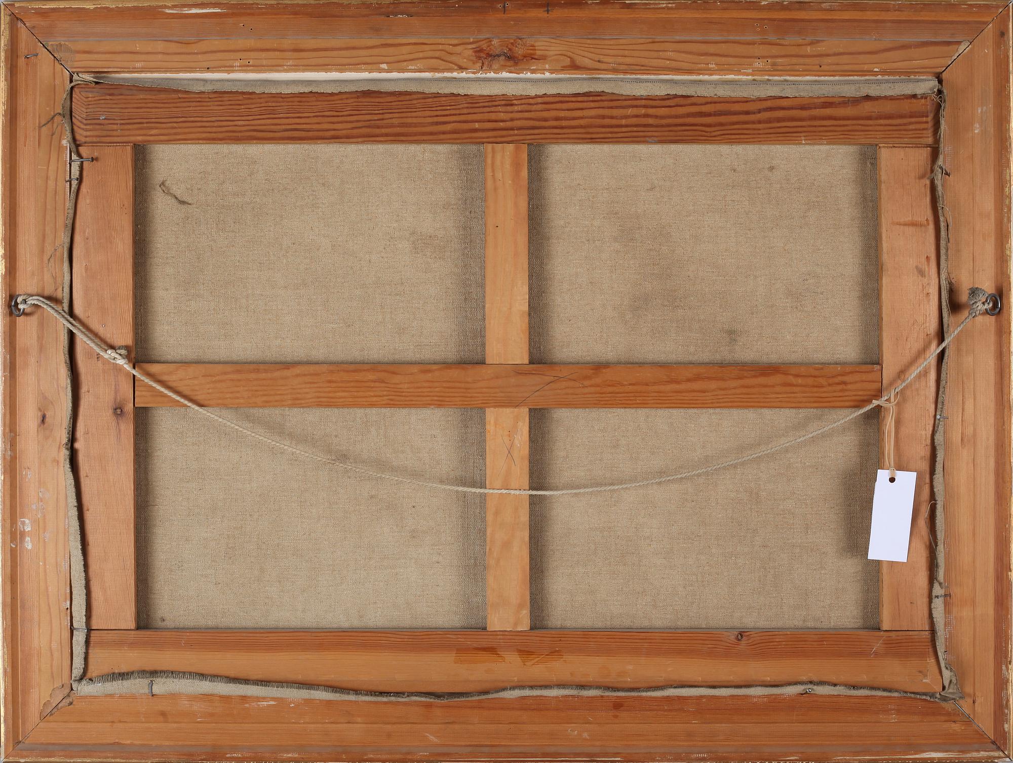 oil on canvas, signed.