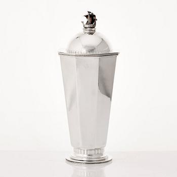 Atelier Borgila, a silver lidded goblet, Stockholm 1932.