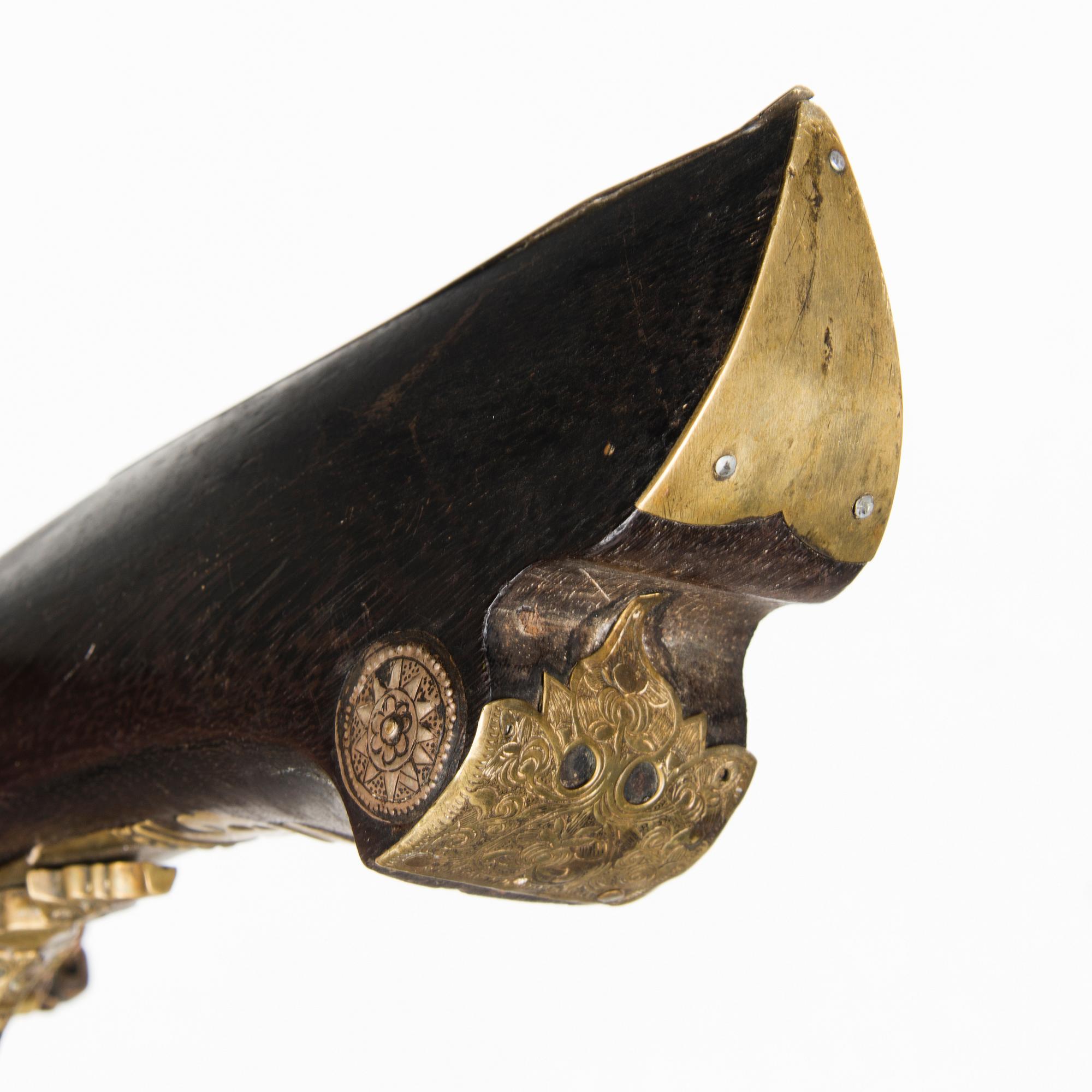 An Oriental decoration musket, 1800/1900s.
