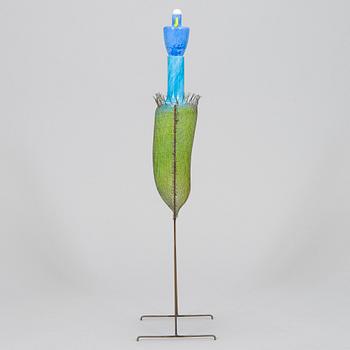 Markku Salo, a glass sculpture, signed Markku Salo Nuutajärvi Notsjö 1991.