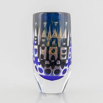 Ingeborg Lundin, vas, glas, ariel, Orrefors 1977.