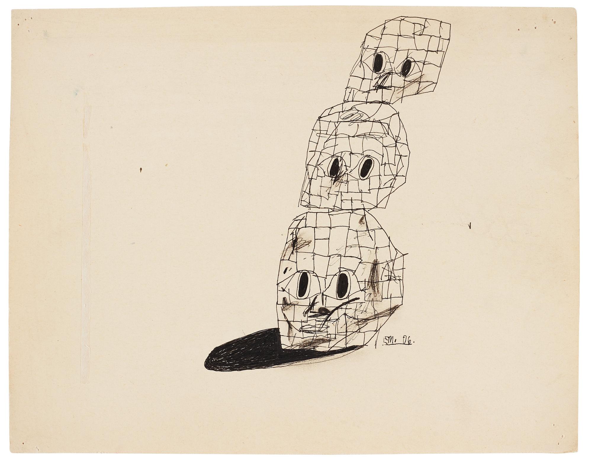Eddie Martinez, "Untitled".