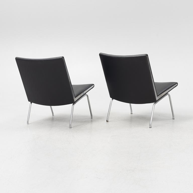 Hans J Wegner, a pair of 'Kastrup Airport Lounge Chair', Denmark.