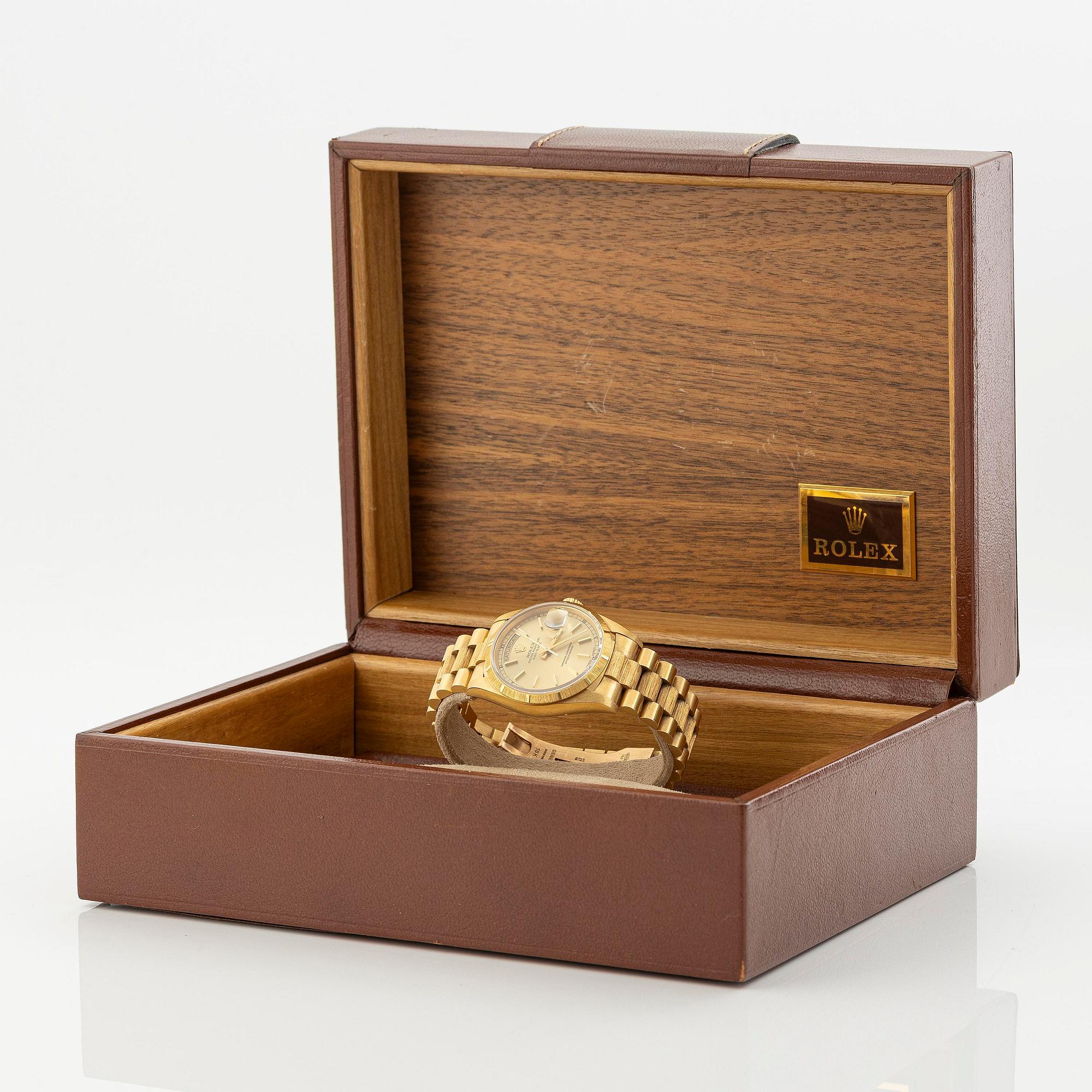 Rolex, Day-Date, "Bark Finish", ca 1990.