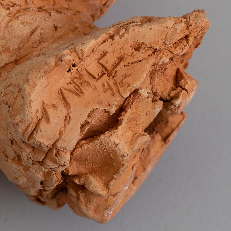 ASMUND ARLE, Sculpture, terracotta, signed A. Arle and numbered 4/5.
